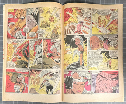 🔑 UNCANNY X-MEN #222 [MARVEL COMICS] DIRECT 1987 FN+