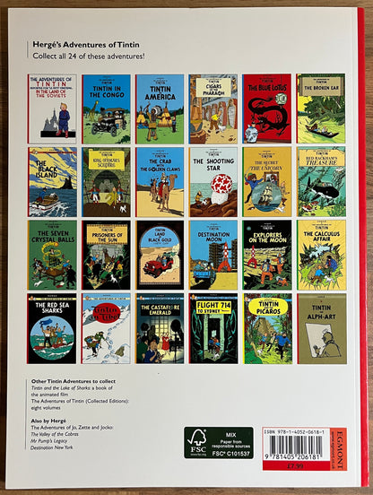 Adventures of Tintin: The Black Island by Herge (Egmont, Edition 2012)