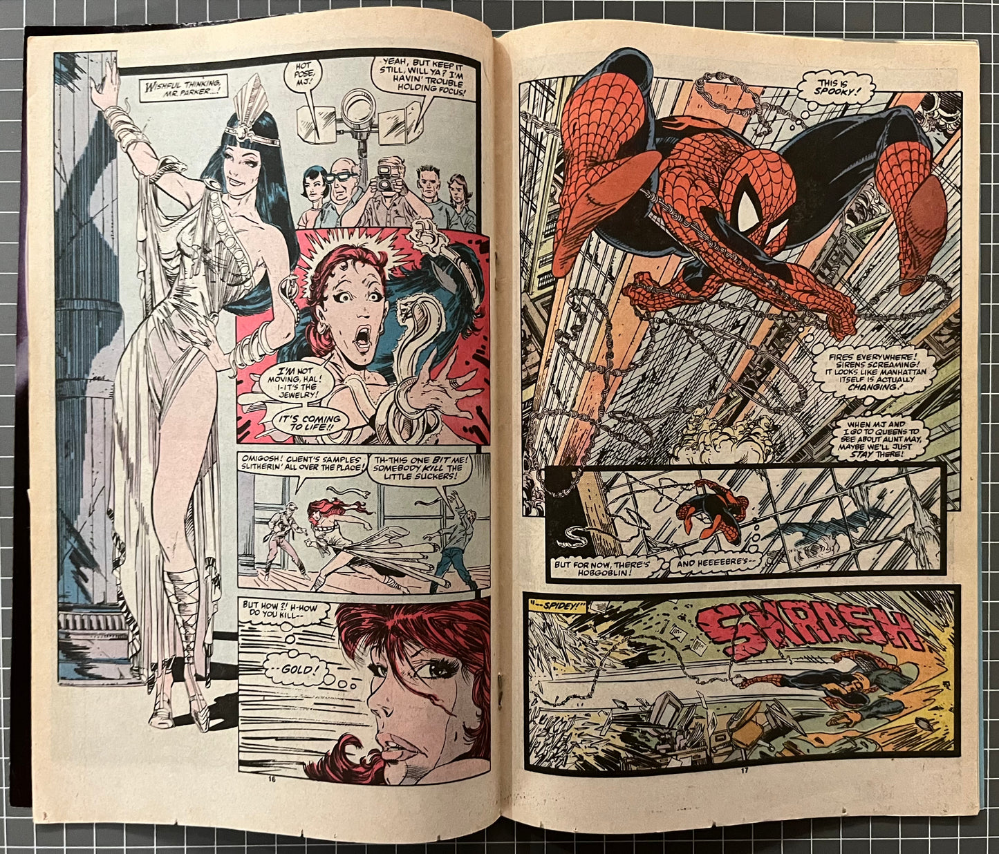 🔑 AMAZING SPIDER-MAN #312 [MARVEL COMICS] *HOBGOBLIN VS GREEN GOBLIN* 1989 VG+