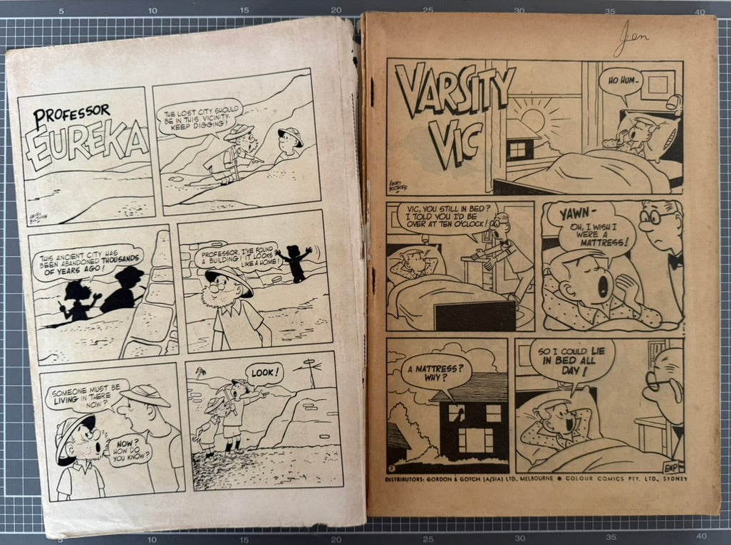 🔑 HUNDRED COMIC MONTHLY #6 [COLOUR COMICS] AUSTRALIAN DC 1957