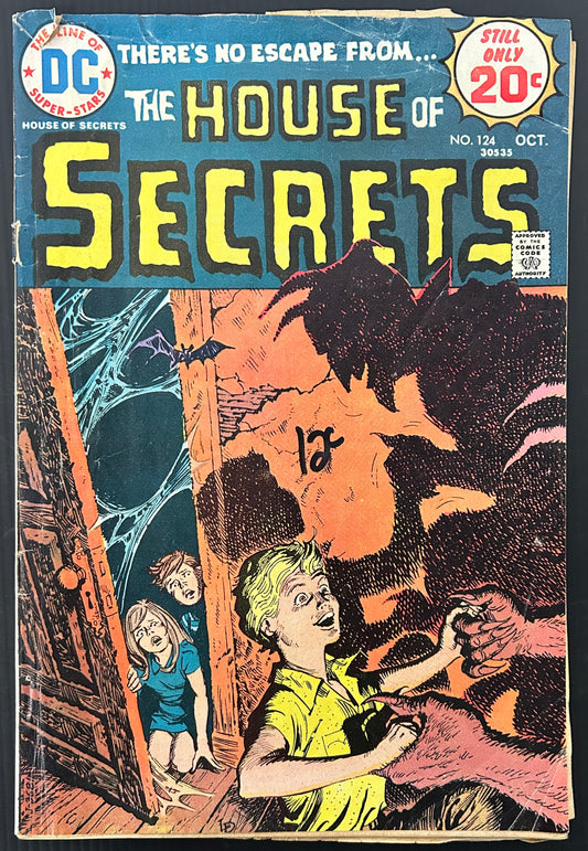 HOUSE OF SECRETS #124 [DC] COMIC 1974 GD