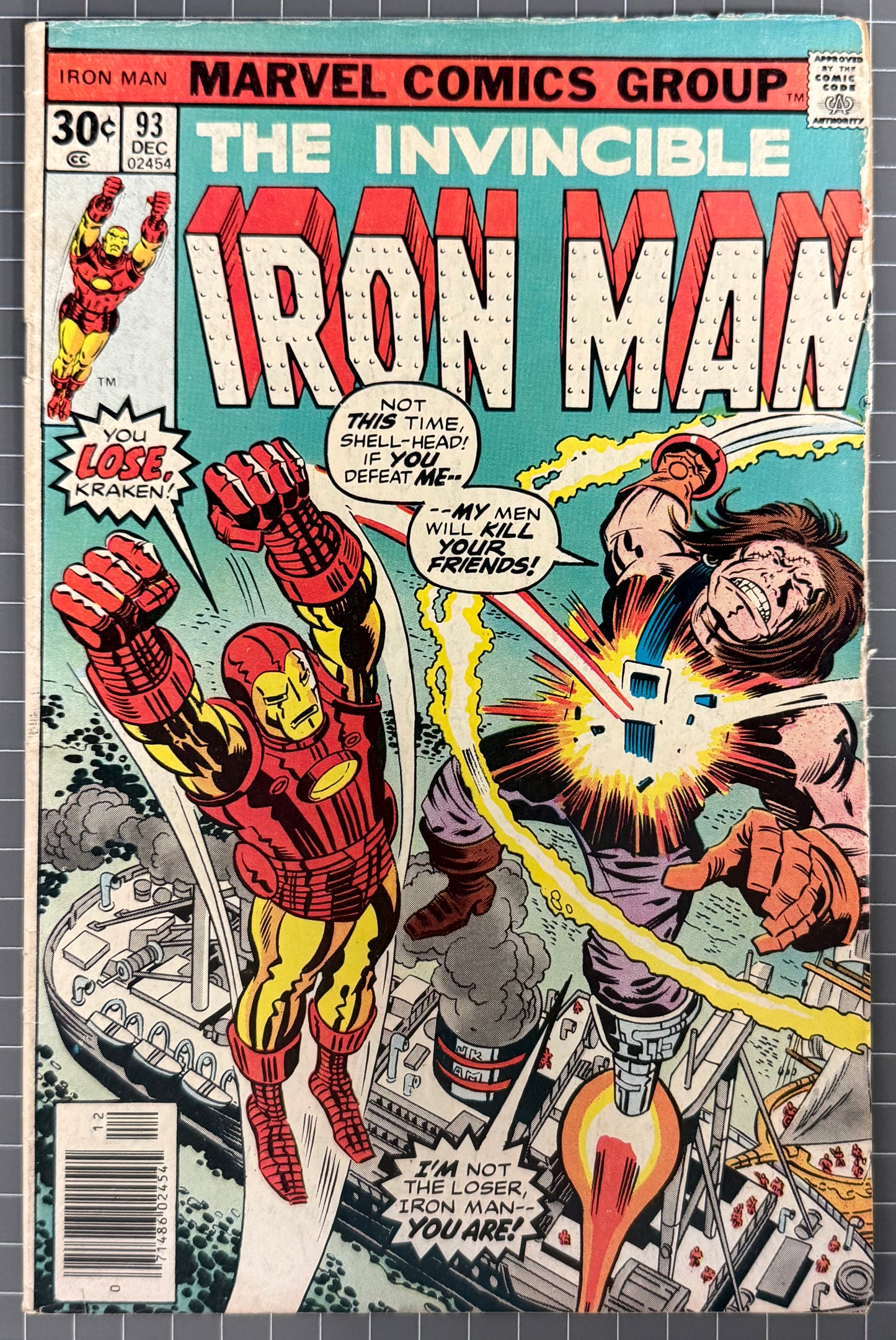 THE INVINCIBLE IRON MAN #93 [MARVEL COMICS] 1976 VG-