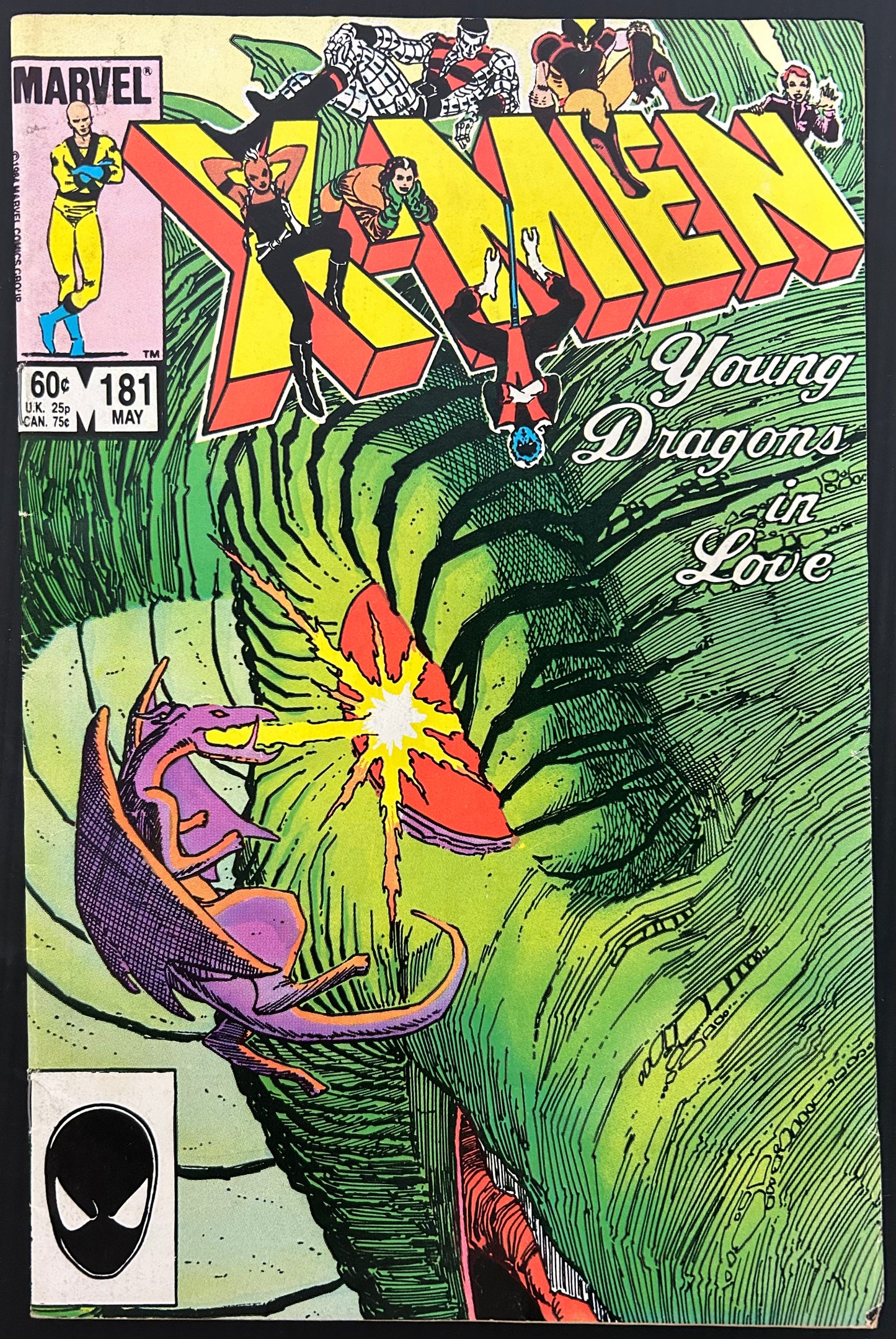 🔑 THE UNCANNY X-MEN #181 [MARVEL COMICS] DIRECT *1ST APP. AMIKO* 1984 FN+