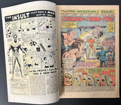 🔑 THE INCREDIBLE HULK #178 [MARVEL COMICS] *ADAM WARLOCK'S REBIRTH* 1974 GD/VG