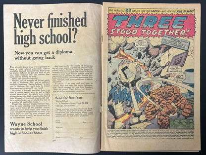 🔑 FANTASTIC FOUR #119 [MARVEL COMICS] DIRECT *BLACK PANTHER NAME CHANGE* 1972