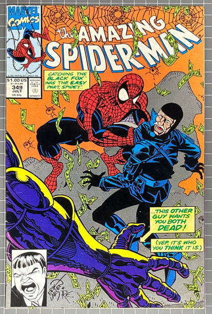 THE AMAZING SPIDER-MAN #349 [MARVEL COMICS] *DIRECT 1991 VG/FN