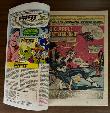 🔑 THE AMAZING SPIDER-MAN #175 [MARVEL COMICS] *PUNISHER & HITMAN ORIGIN* 1977 FN+