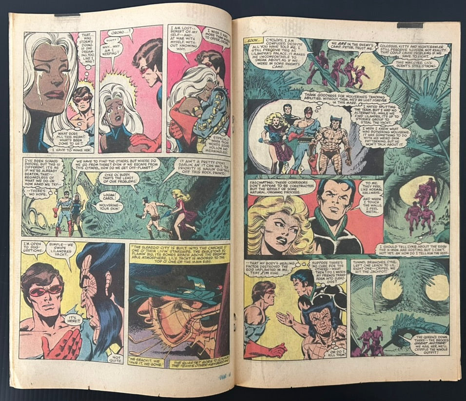 🔑 THE UNCANNY X-MEN #163 [MARVEL COMICS] *ORIGIN OF BINARY* 1982 FN-