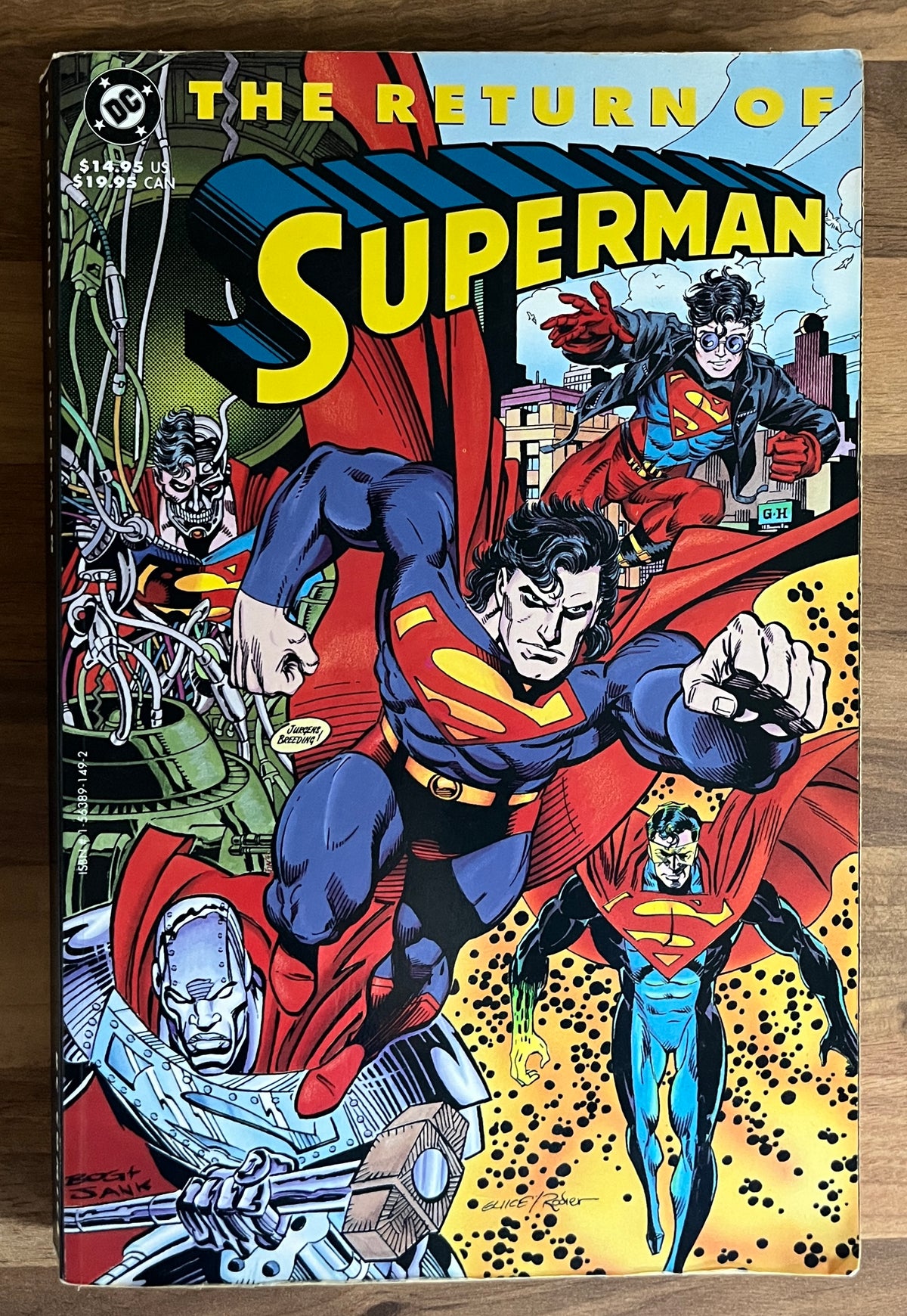 Superman: The Return of Superman Comic Book TPB - Dan Jurgens, L. Simonson et al 1993