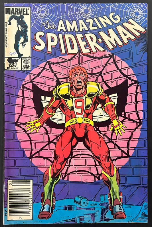 THE AMAZING SPIDER-MAN #264 [MARVEL COMICS] NEWSSTAND 1985 VG/FN