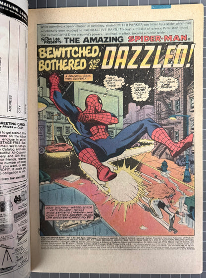🔑 THE AMAZING SPIDER-MAN #203 [MARVEL COMICS] DIRECT *3RD APP. DAZZLER* 1980 VF