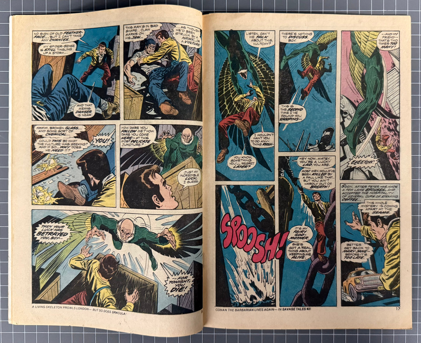 🔑 THE AMAZING SPIDER-MAN #128 [MARVEL COMICS] DIRECT 1974 VG