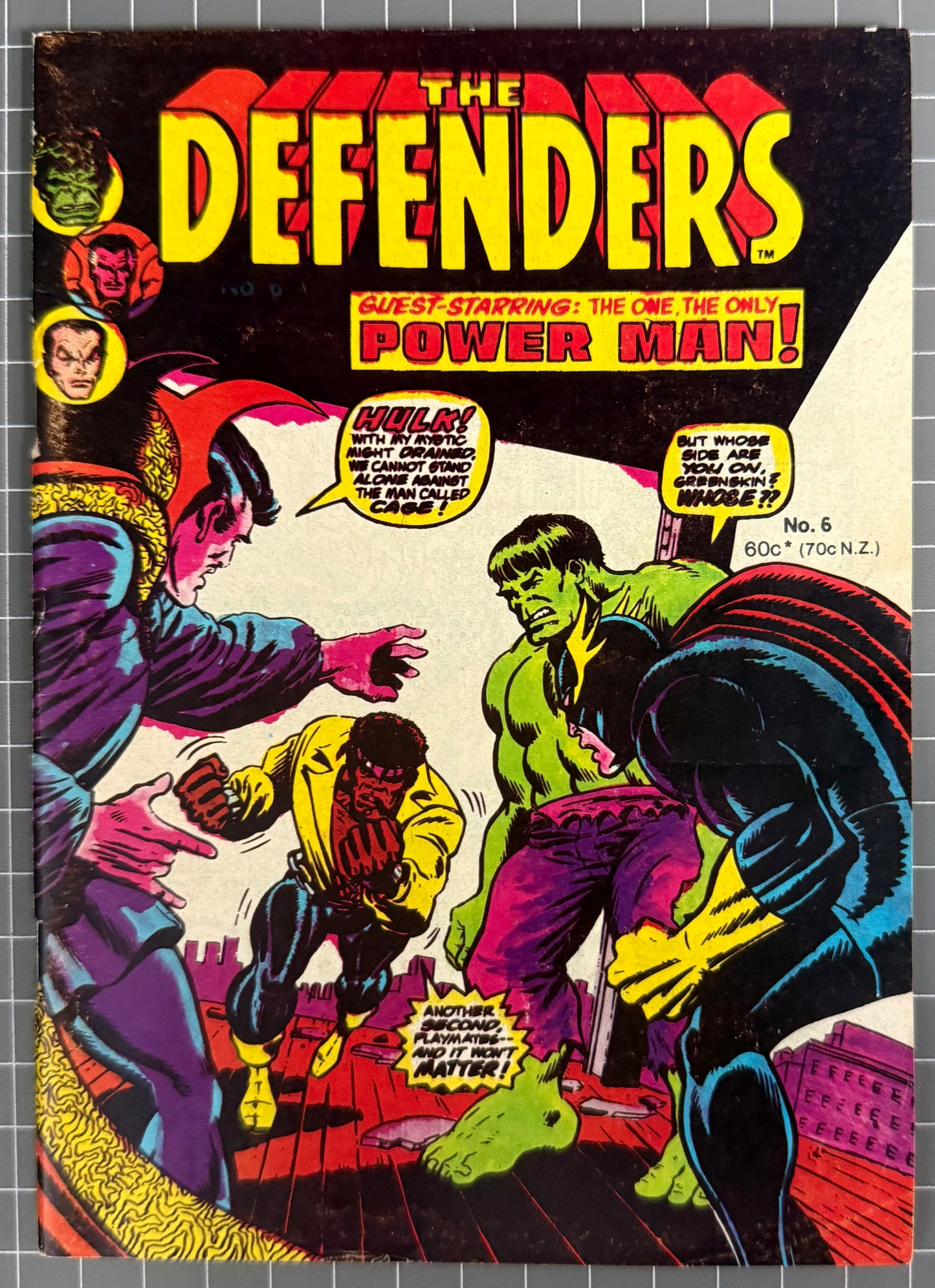 🔑 THE DEFENDERS #6 [YAFFA PUBLISHING] AUSTRALIAN MARVEL DIGEST COMIC 1980