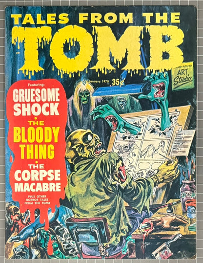 TALES FROM THE TOMB #1 VOL 2 [EERIE PUBLICATIONS] HORROR MAGAZINE 1970 VF-