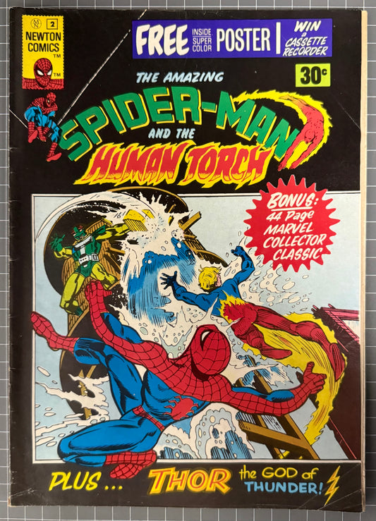 🔑 THE AMAZING SPIDER-MAN #2 [NEWTON COMICS] AUSTRALIAN MARVEL 1975