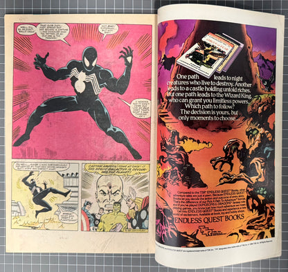 🔑 MARVEL SUPER HEROES SECRET WARS #8 *1ST BLACK SYMBIOTE COSTUME* 1984 VG/FN