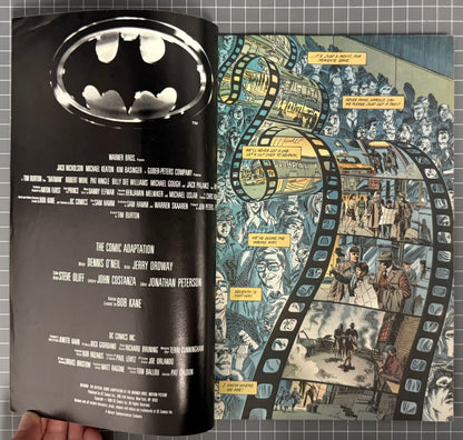 🔑 BATMAN: THE MOVIE ADAPTATION [DC COMICS] NEWSSTAND 1989 FN