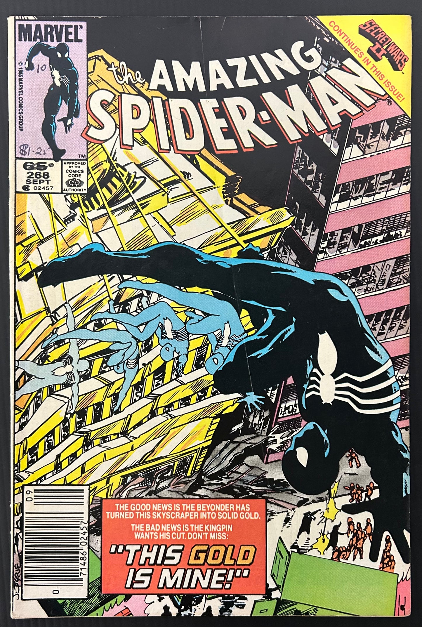 THE AMAZING SPIDER-MAN #268 [MARVEL COMICS] NEWSSTAND 1985 VG/FN