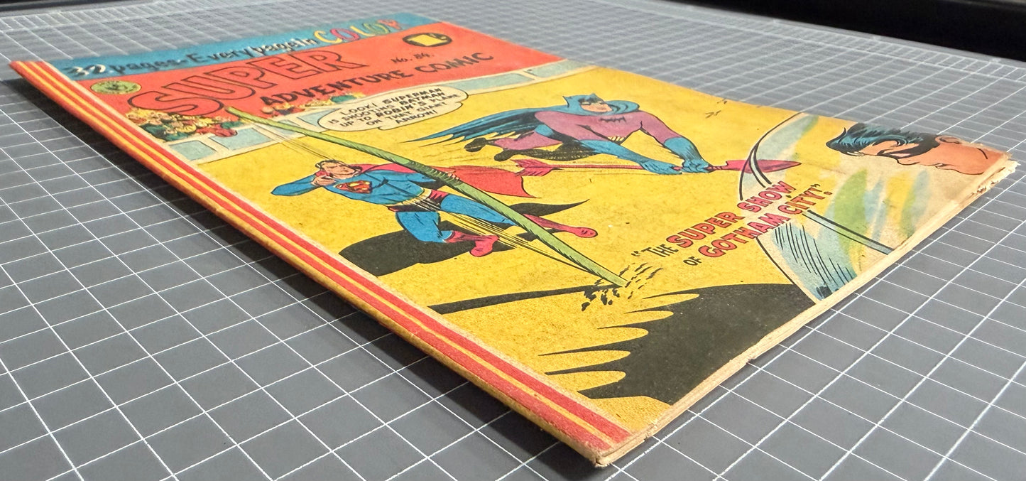 SUPER ADVENTURE COMIC #84 [COLOUR COMICS] AUSTRALIAN PRE-DECIMAL *SCARCE* 1957