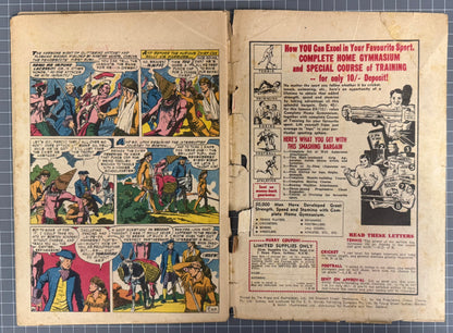 DAVY CROCKETT AND THE FRONTIER FIGHTERS #9 [COLOUR COMICS] AUSTRALIAN 1956