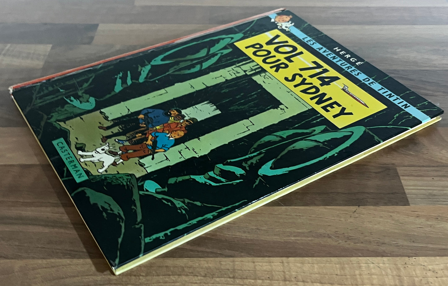 Les Aventures de Tintin: Vol 714 Pour Sydney HC. 1st Ed. 1968 Casterman "RARE"