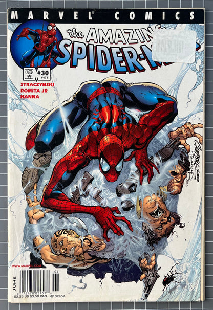 🔑 THE AMAZING SPIDER-MAN #30 (#471) [MARVEL COMICS] *1ST APP. MORLUN* 2001 GD