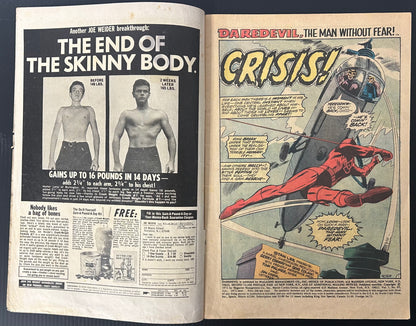 DAREDEVIL #89 [MARVEL COMICS] DIRECT 1972 GD/VG