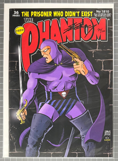 THE PHANTOM #1810 [FREW] ***SIGNED & LIMITED*** AUSTRALIAN COMIC 2018 NM