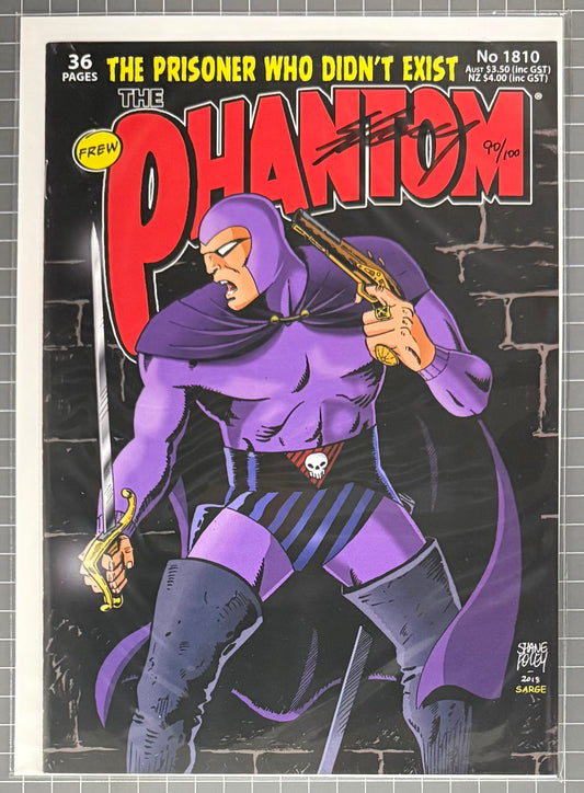 THE PHANTOM #1810 [FREW] ***SIGNED & LIMITED*** AUSTRALIAN COMIC 2018 NM