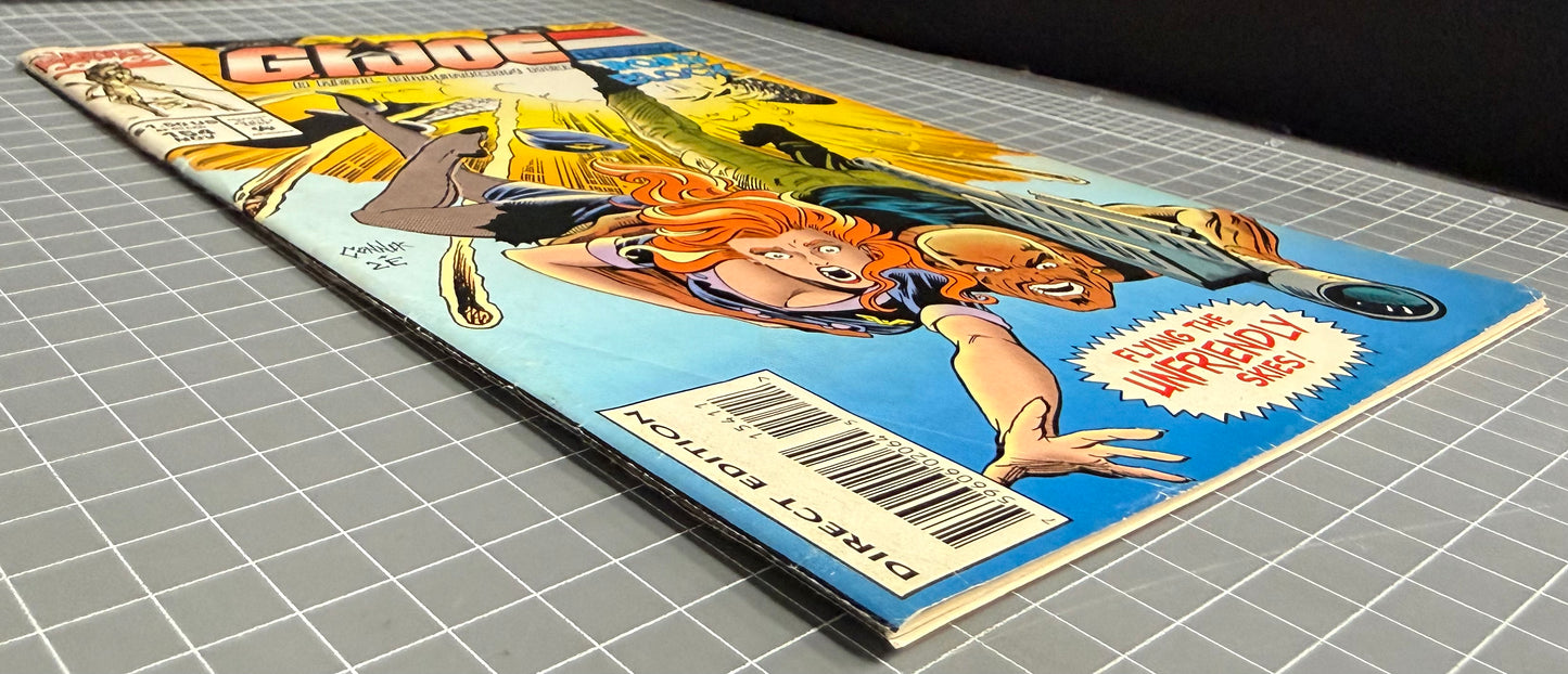 🔑 G.I. JOE: A REAL AMERICAN HERO #154 + INSERT [MARVEL COMICS] DIRECT 1994 GD-