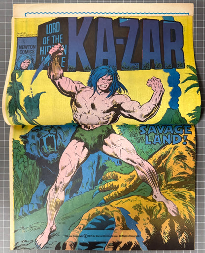 CONAN THE BARBARIAN #10 + POSTER [NEWTON COMICS] AUSTRALIAN MARVEL 1975