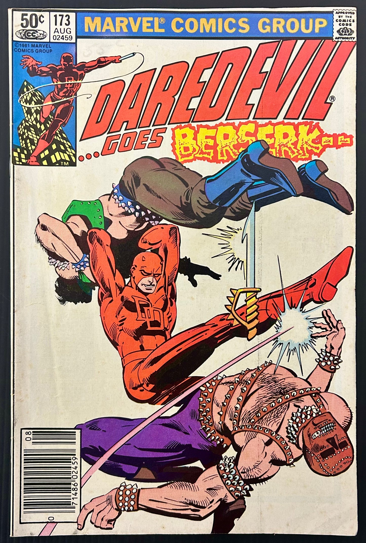 DAREDEVIL #173 [MARVEL COMICS] DIRECT 1981 FN