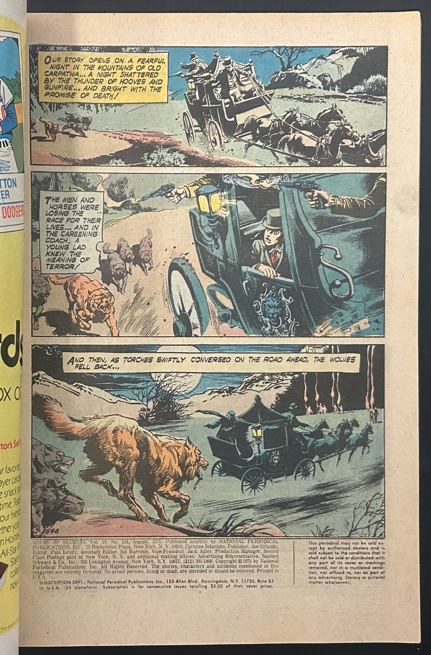 HOUSE OF SECRETS #134 [DC] COMIC 1975 VG/FN