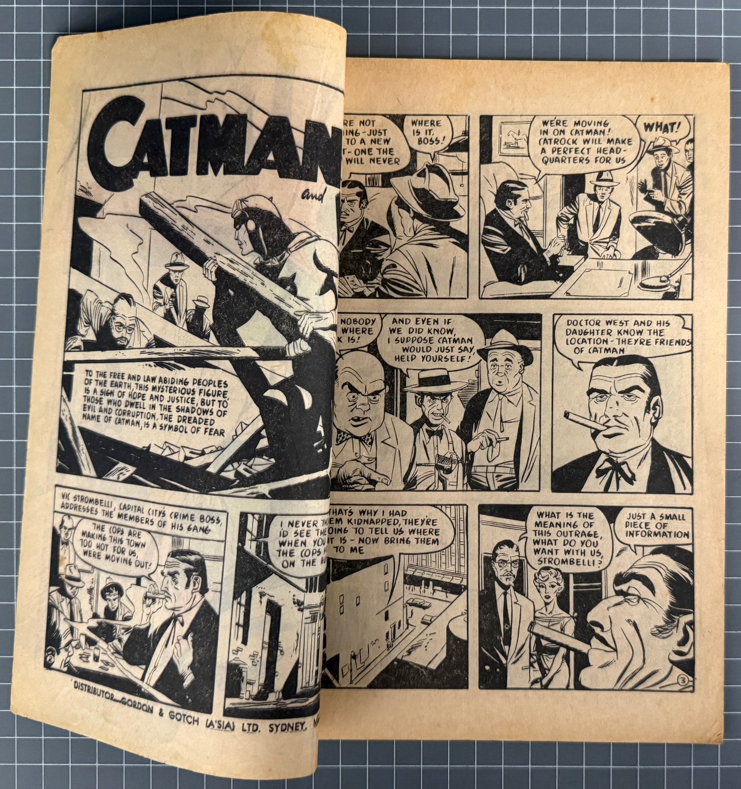 CATMAN #21 [PAGE PUBLICATIONS] AUSTRALIAN COMIC 1967
