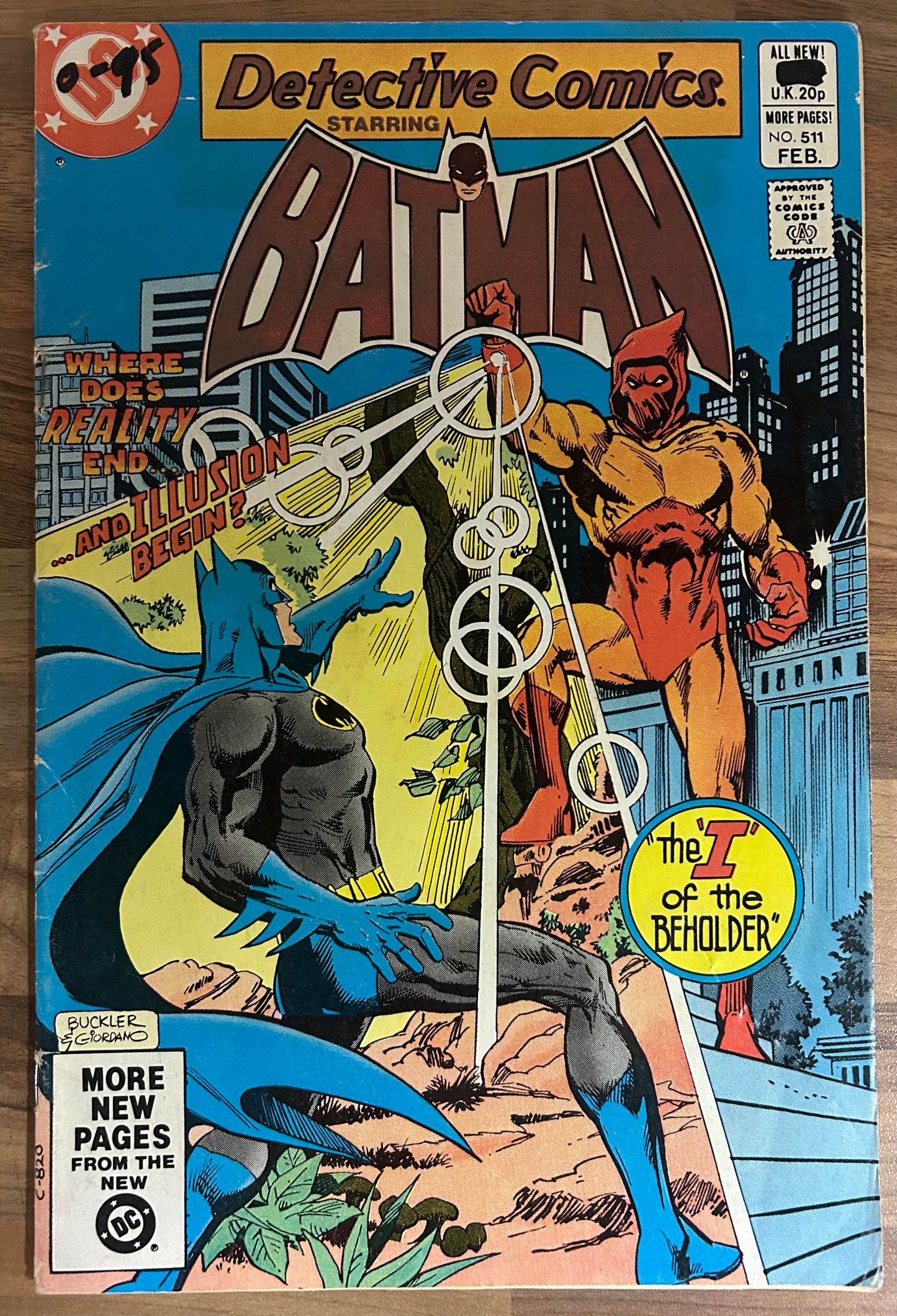 DETECTIVE COMICS #511 [DC COMICS] DIRECT 1982 VG/FN