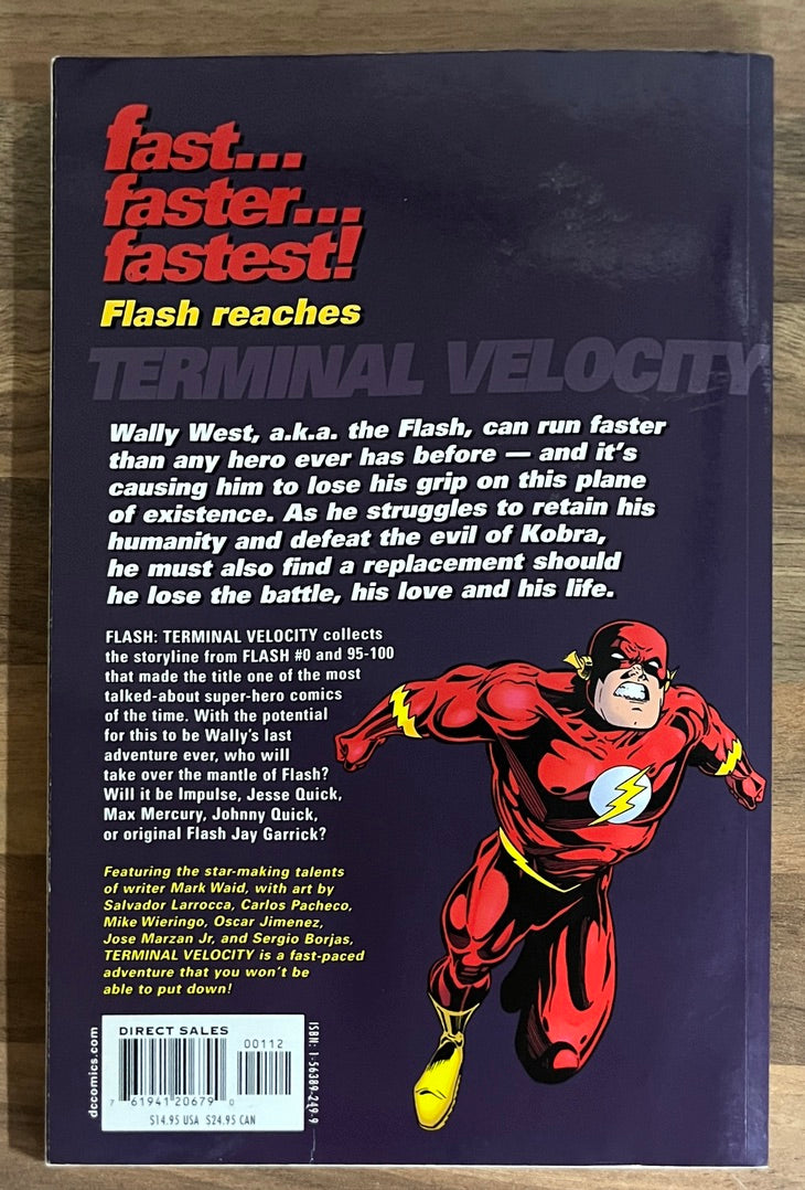 THE FLASH TERMINAL VELOCITY [DC COMICS] TPB COMIC 1995 FAIR/GOOD