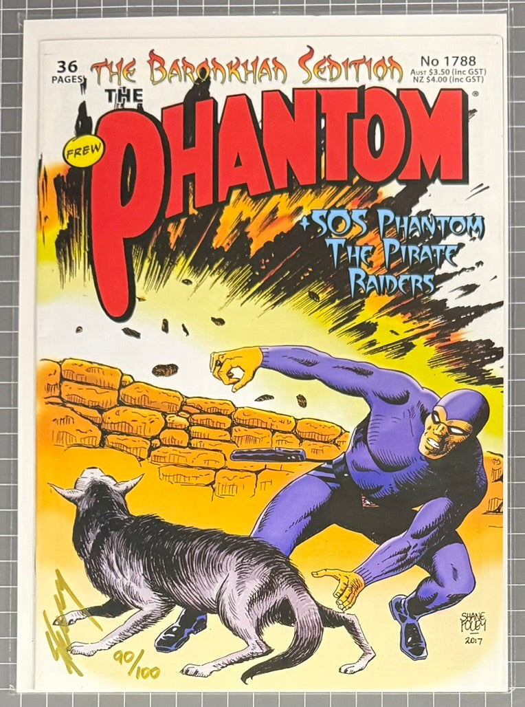 THE PHANTOM #1788 [FREW] ***SIGNED & LIMITED*** AUSTRALIAN COMIC 2017 NM