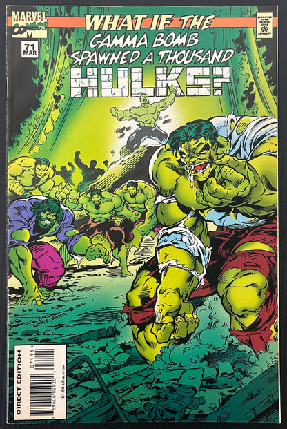 WHAT IF..? #71 [MARVEL COMICS] DIRECT 1995 VF+