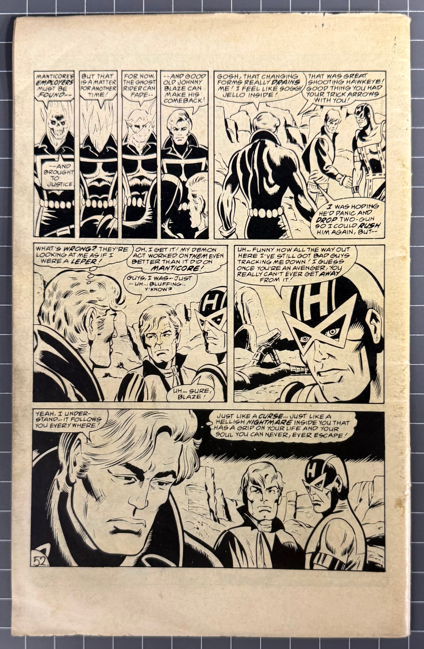 GHOST RIDER #10 [YAFFA PUBLISHING] AUSTRALIAN MARVEL DIGEST COMIC 1982