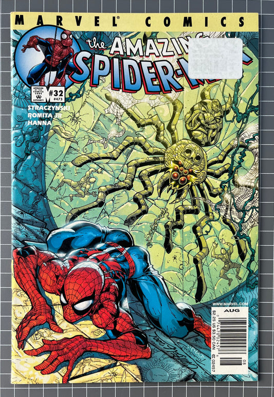 THE AMAZING SPIDER-MAN #32 (#473) [MARVEL COMICS] NEWSSTAND 2001 VG/FN