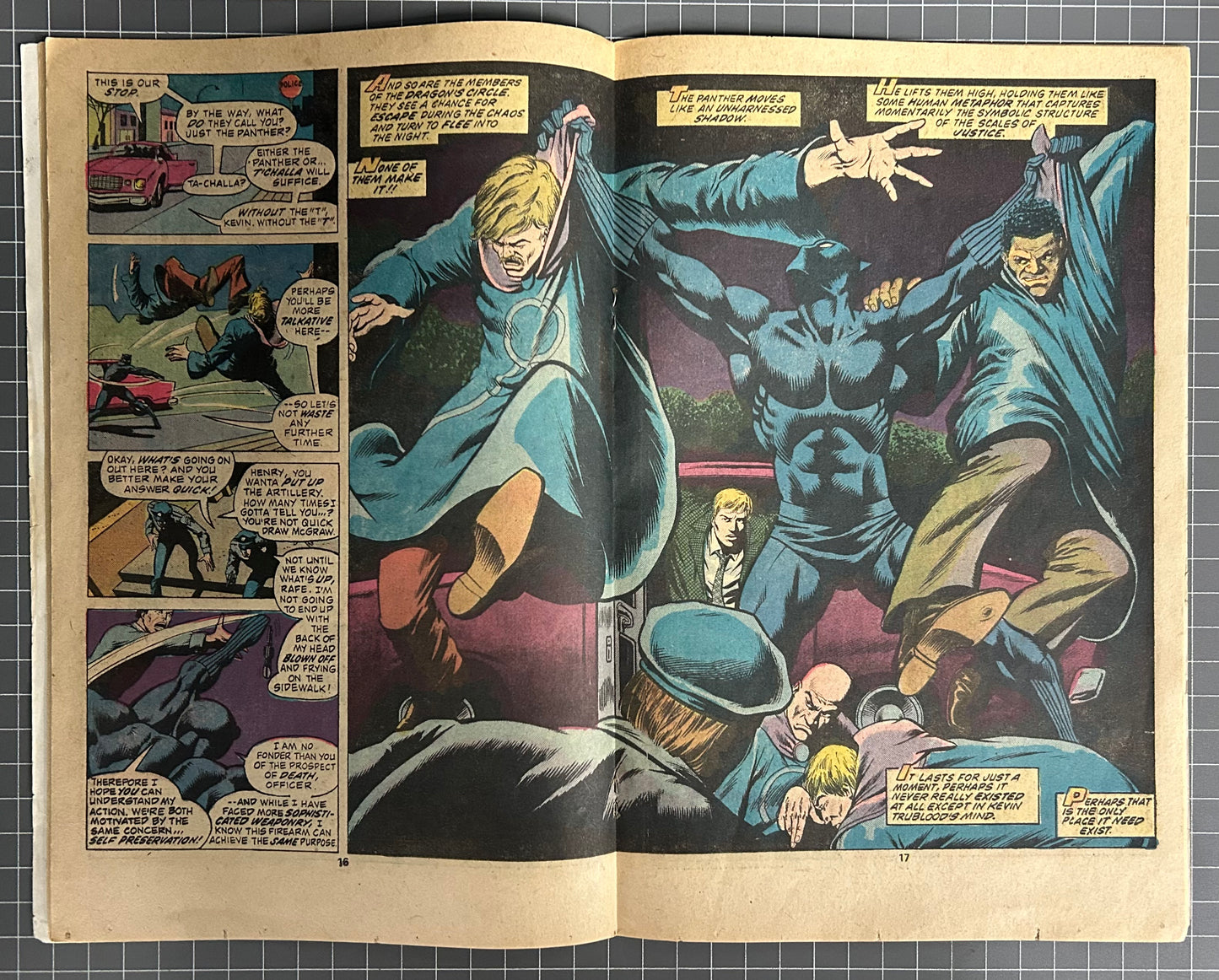 🔑 JUNGLE ACTION #19 [MARVEL COMICS] *BLACK PANTHER VS KU KLUX KLAN* 1976
