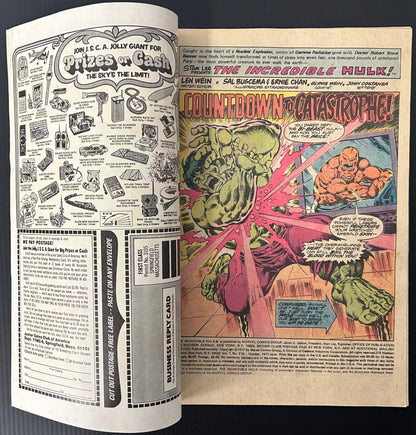 THE INCREDIBLE HULK #216 [MARVEL COMICS] NEWSSTAND 1977 FN+