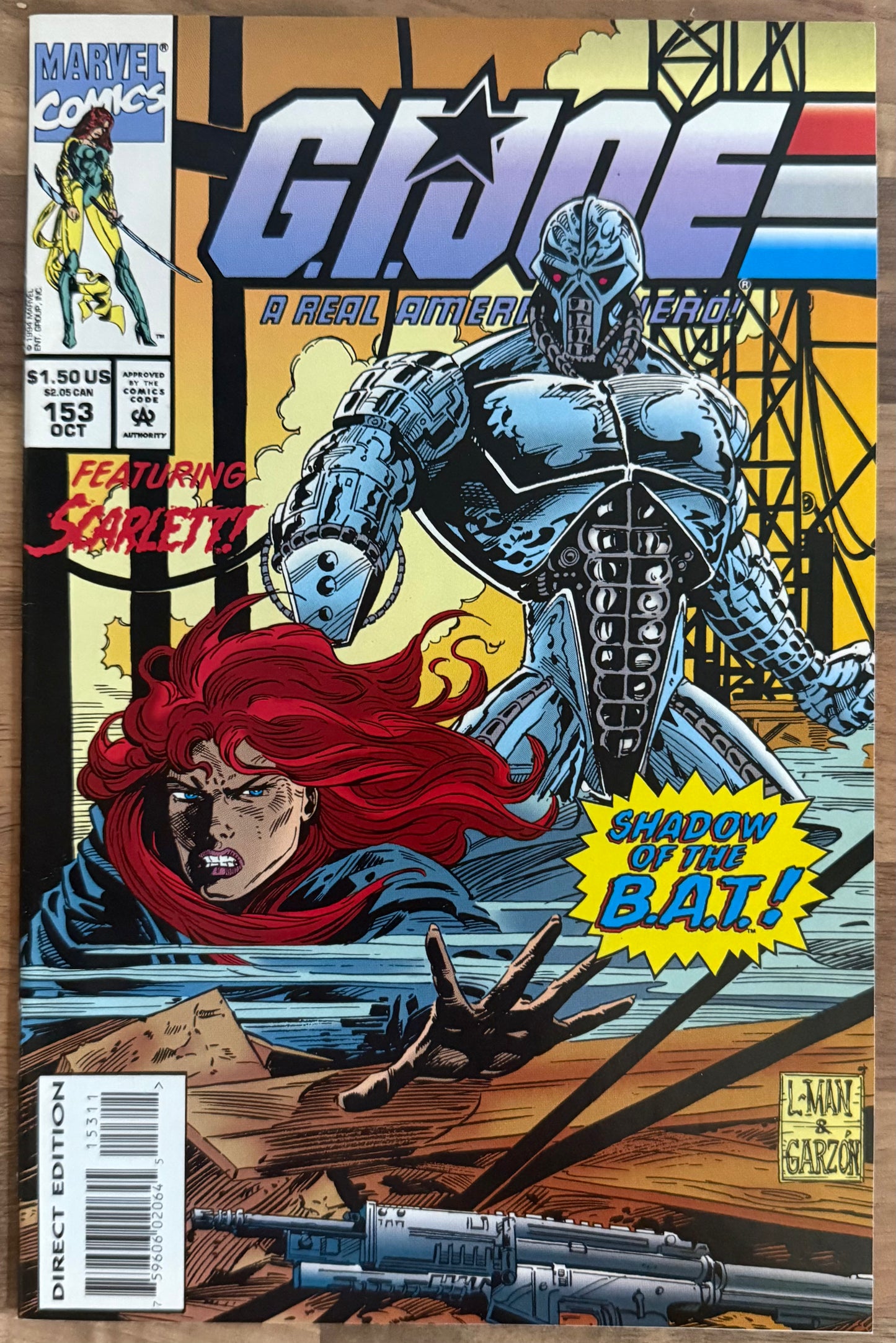 🔑 G.I. JOE: A REAL AMERICAN HERO #151-155 [MARVEL] LOT 5 COMICS HIGH GRADE 1994