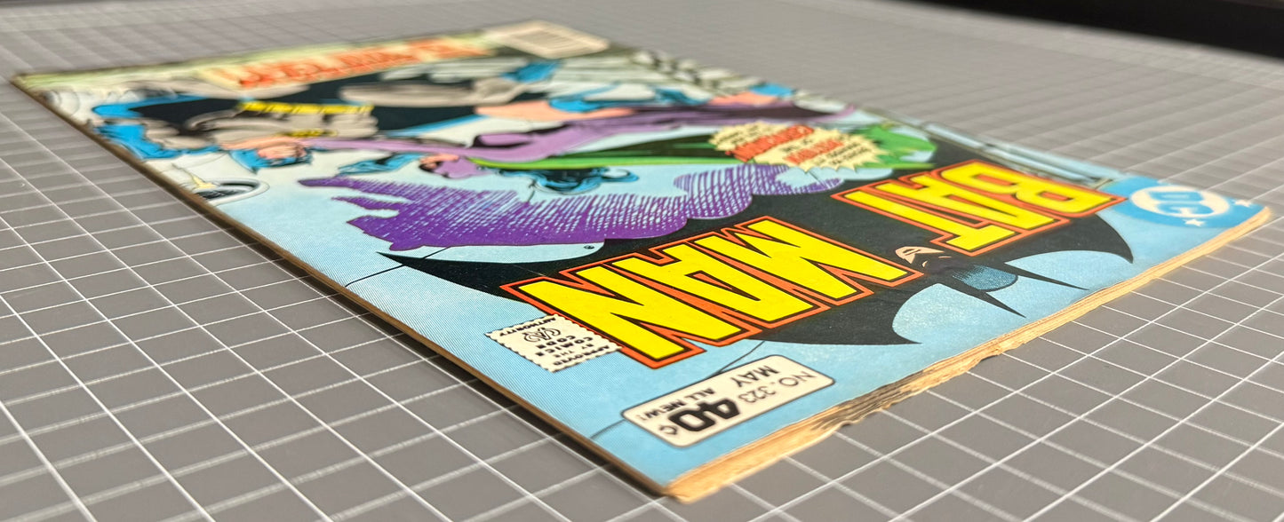 🔑 BATMAN #323 [DC COMICS] NEWSSTAND *2ND APPEARANCE TIM FOX* 1980 FN+
