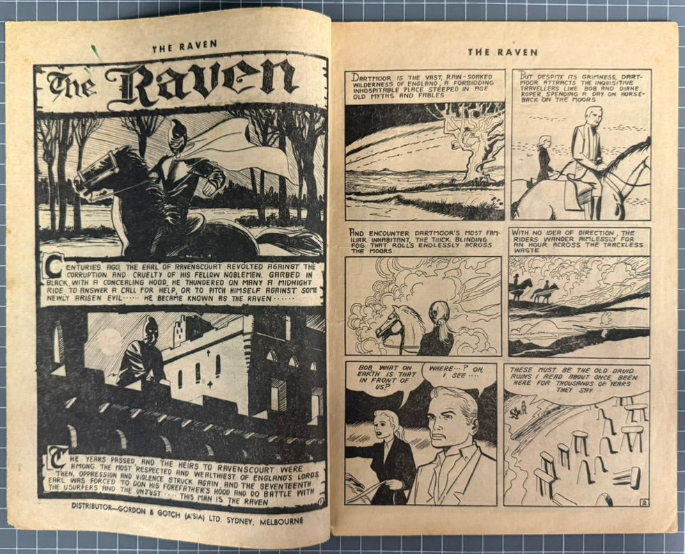 THE RAVEN #6 [YOUNG'S MERCHANDISING CO.] AUSTRALIAN *PAUL WHEELAHAN* COMIC 1962