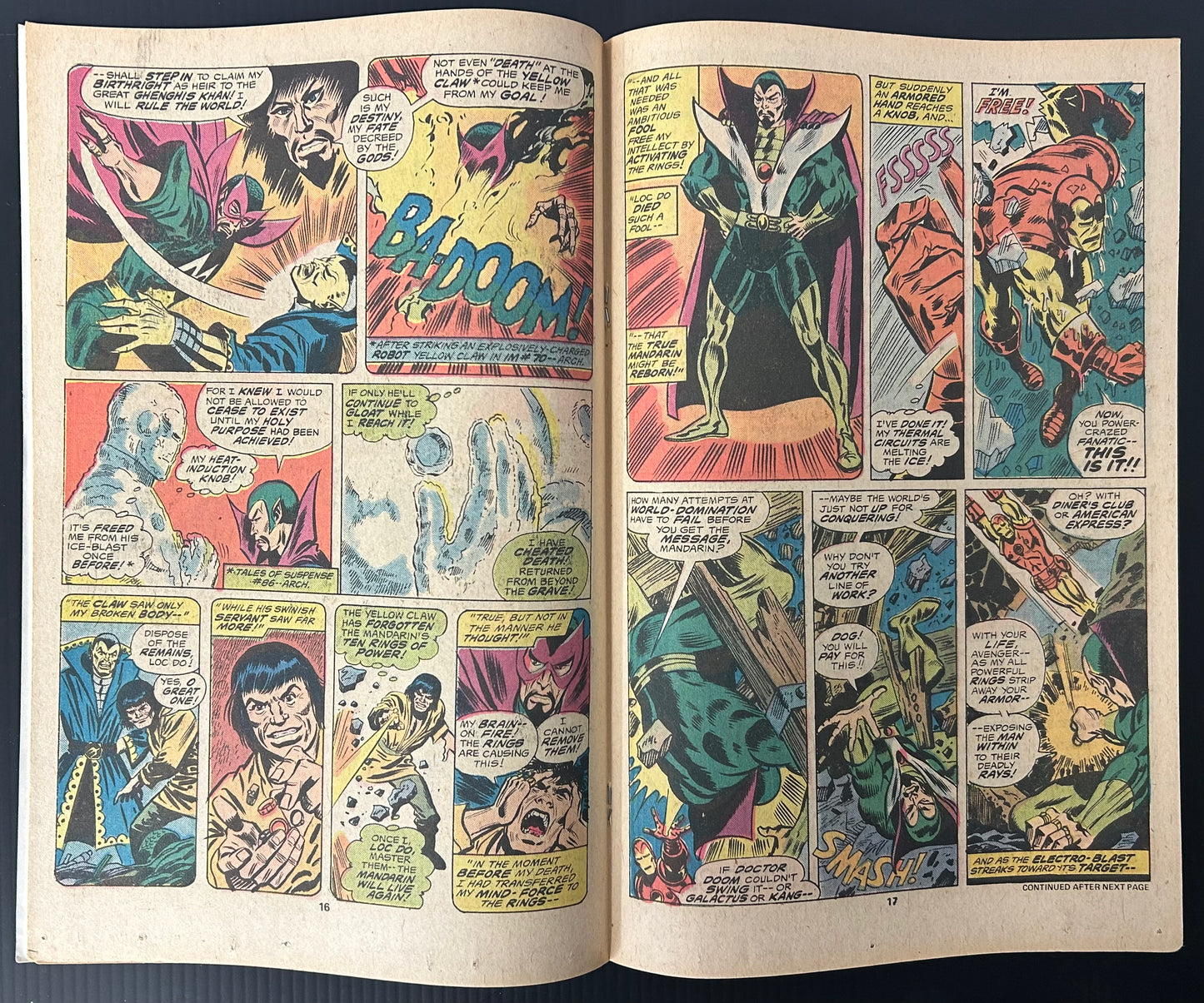 IRON MAN #100 [MARVEL COMICS] NEWSSTAND 1977 FN