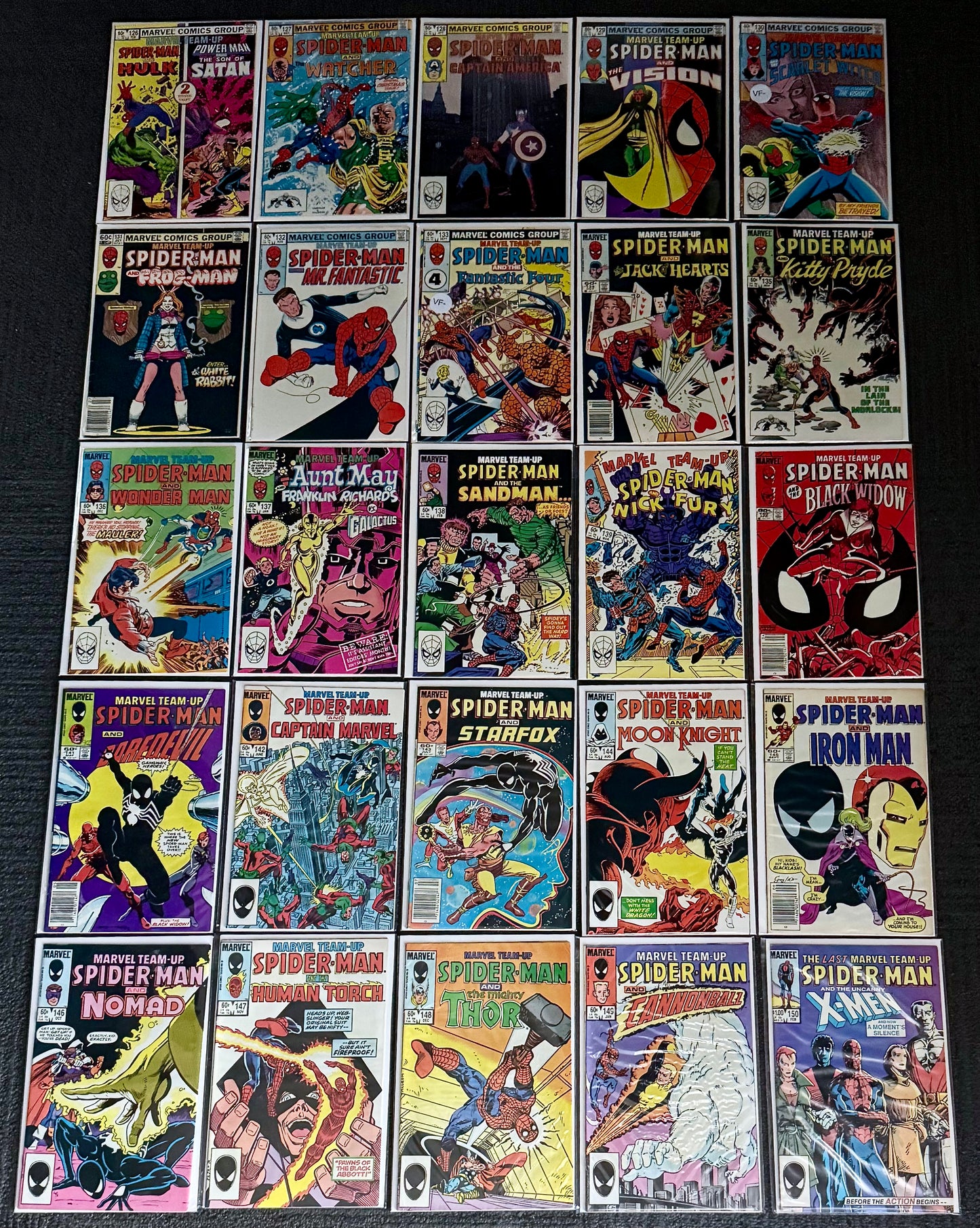 🔑 MARVEL TEAM-UP #1-150 + ANNUALS #1-7 COMPLETE SERIES 1972