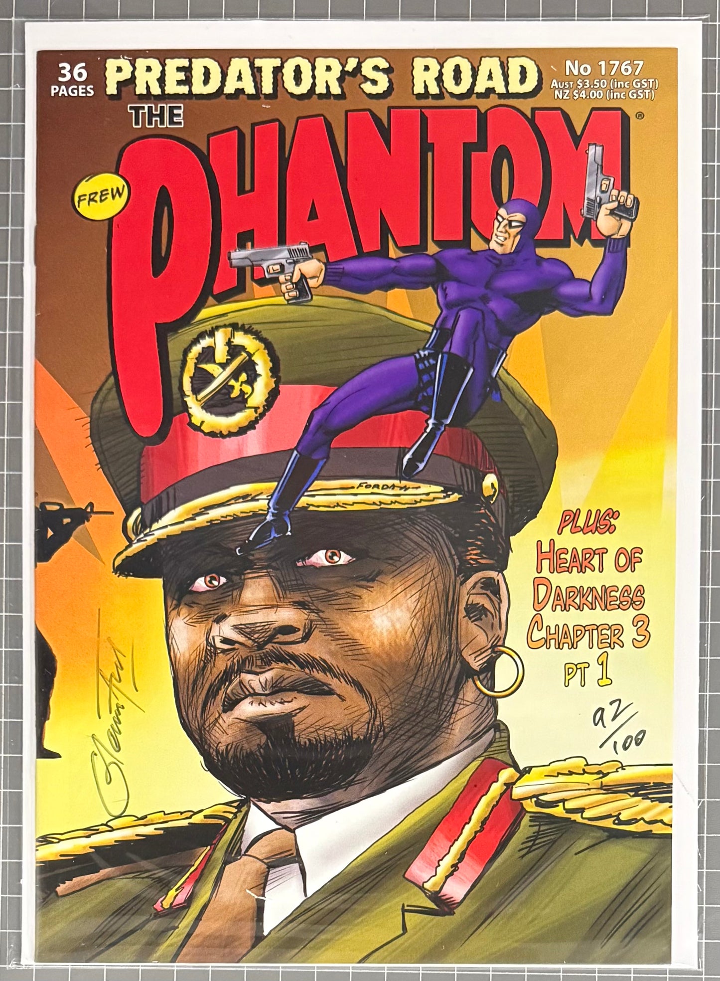 THE PHANTOM #1767 [FREW] ***SIGNED & LIMITED*** AUSTRALIAN COMIC 2016 NM