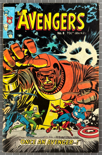🔑 THE AVENGERS #8 [YAFFA PUBLISHING] AUSTRALIAN MARVEL DIGEST COMIC 1981