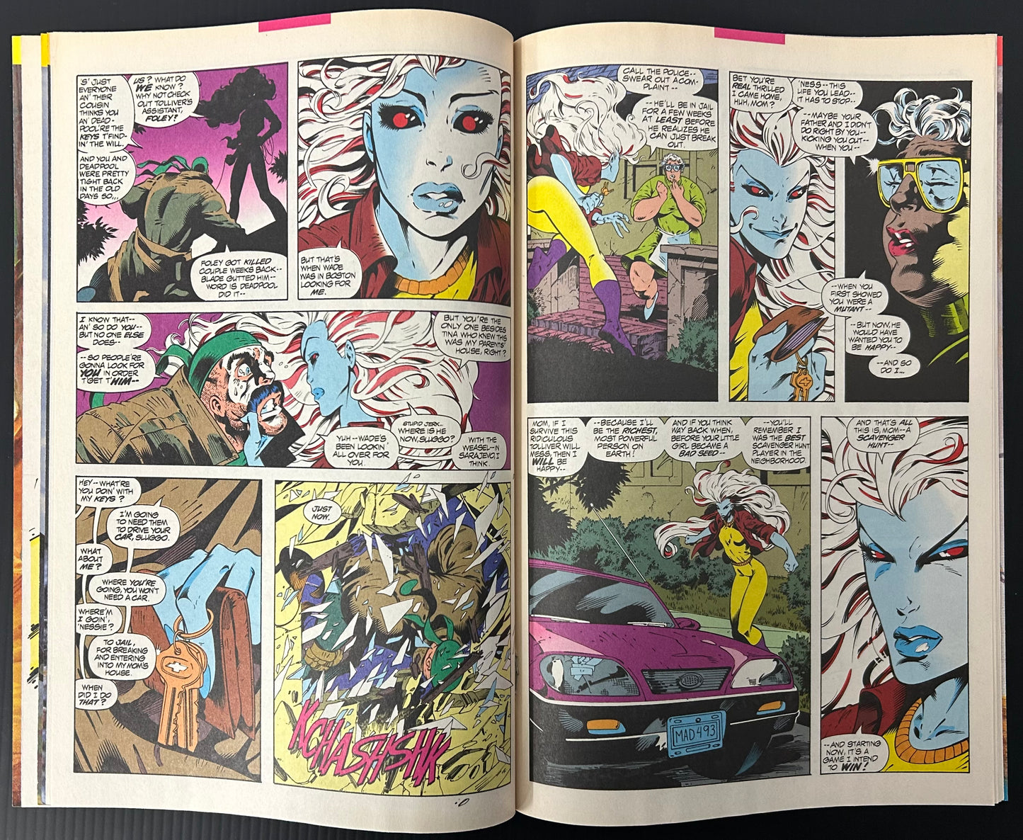 DEADPOOL: THE CIRCLE CHASE #2 [MARVEL COMICS] DIRECT 1993